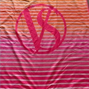 Victoria’s Secret Stripes Roll Up Beach Sand Blanket 55x49 Inches #1111